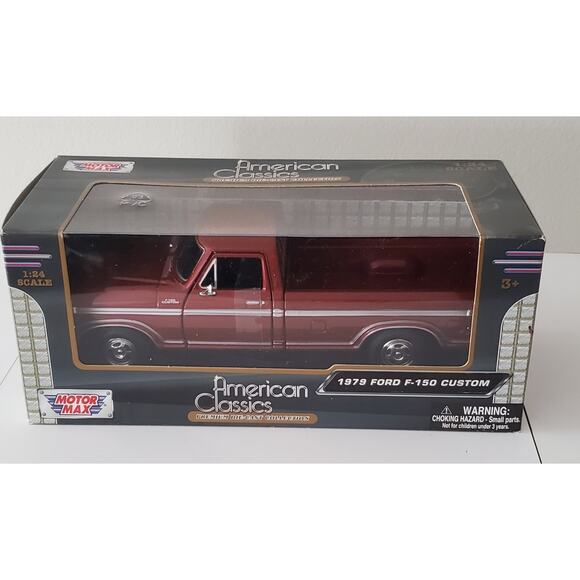 Motor Max American Classics 1979 Ford F-150 Custom Brown 1/24 - Picture 1 of 2